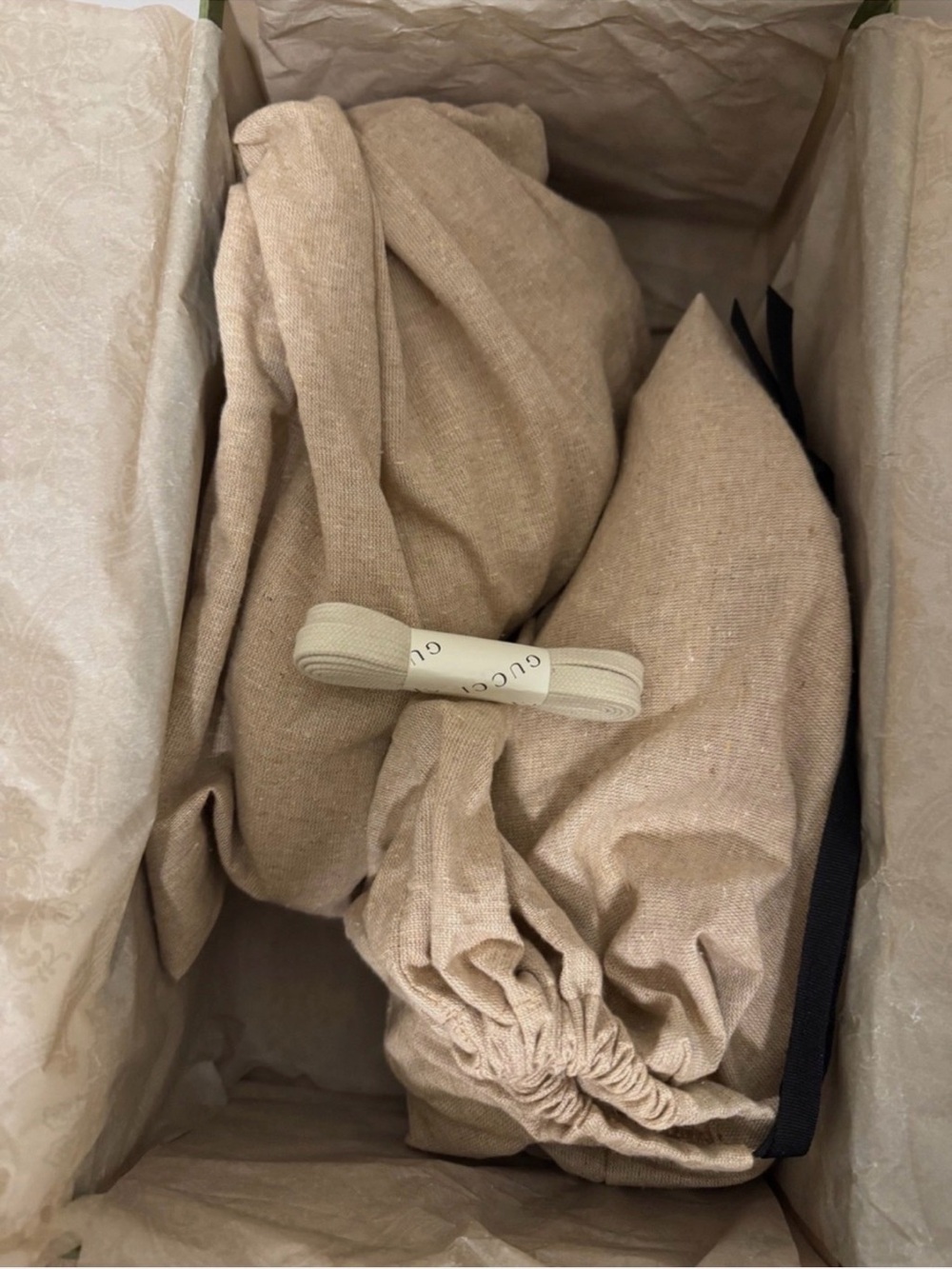 Gucci Beige Canvas Logo Dust Bags Set - Picture 8 of 8